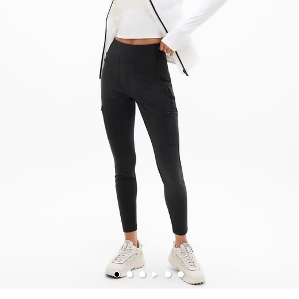 Athleta Black Headlands Hybrid cargo Women's Leggings